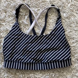 Lululemon energy Stiped sports bra